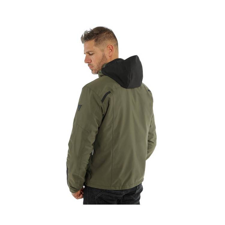 MAYFAIR D-DRY JACKET-70C-BLACK/GRAPE-LEAF/GRAPE-LEAF DAINESE
