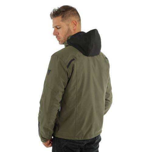 MAYFAIR D-DRY JACKET-70C-BLACK/GRAPE-LEAF/GRAPE-LEAF DAINESE