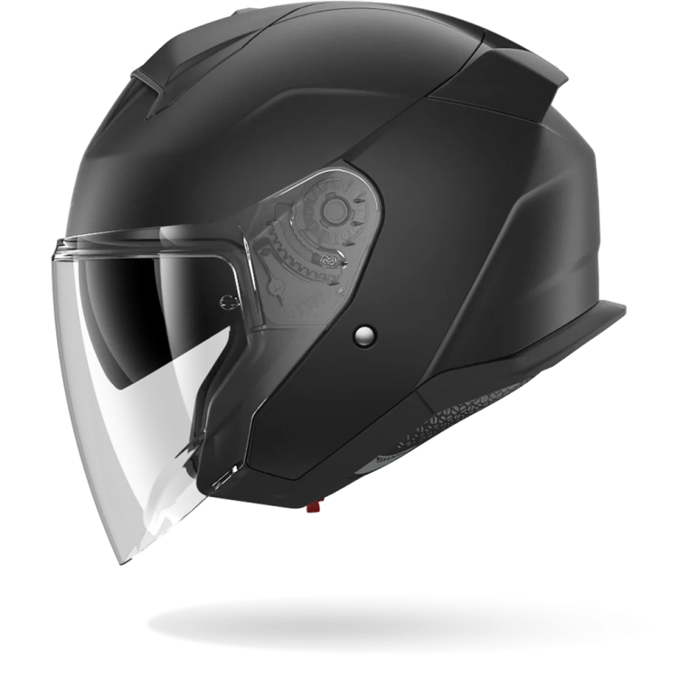 CASCO JET SKWAL JET BLANK MAT BLACK  MAT | SHARK HELMETS