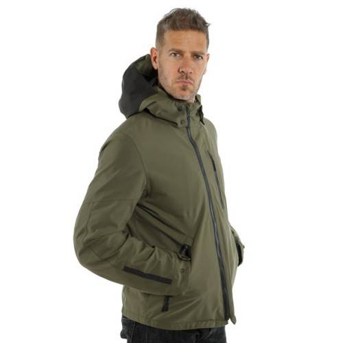 MAYFAIR D-DRY JACKET-70C-BLACK/GRAPE-LEAF/GRAPE-LEAF DAINESE