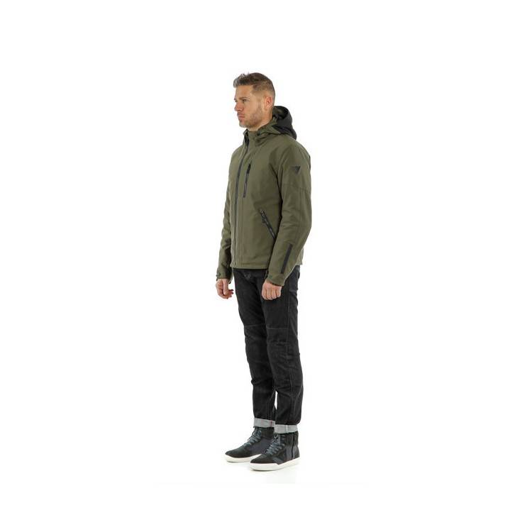 MAYFAIR D-DRY JACKET-70C-BLACK/GRAPE-LEAF/GRAPE-LEAF DAINESE