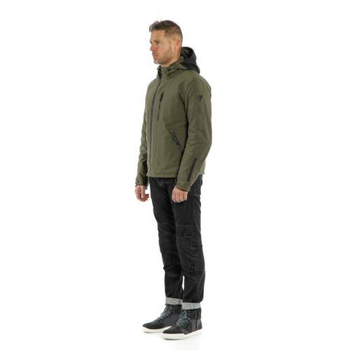MAYFAIR D-DRY JACKET-70C-BLACK/GRAPE-LEAF/GRAPE-LEAF DAINESE