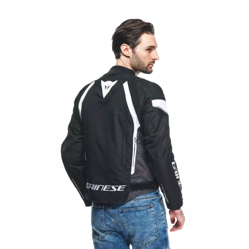 AVRO 5 TEX JACKET BLACK WHITE BLACK | DAINESE