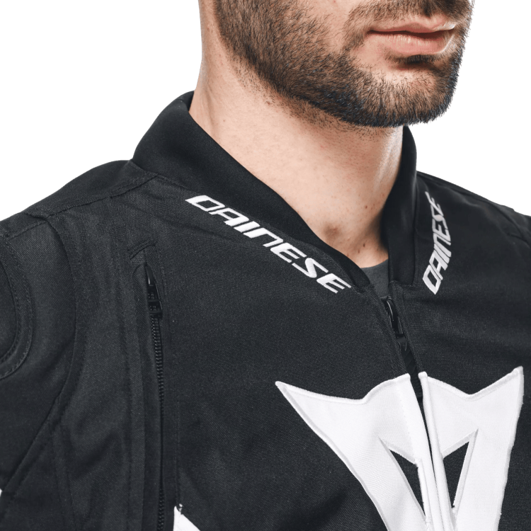 AVRO 5 TEX JACKET BLACK WHITE BLACK | DAINESE