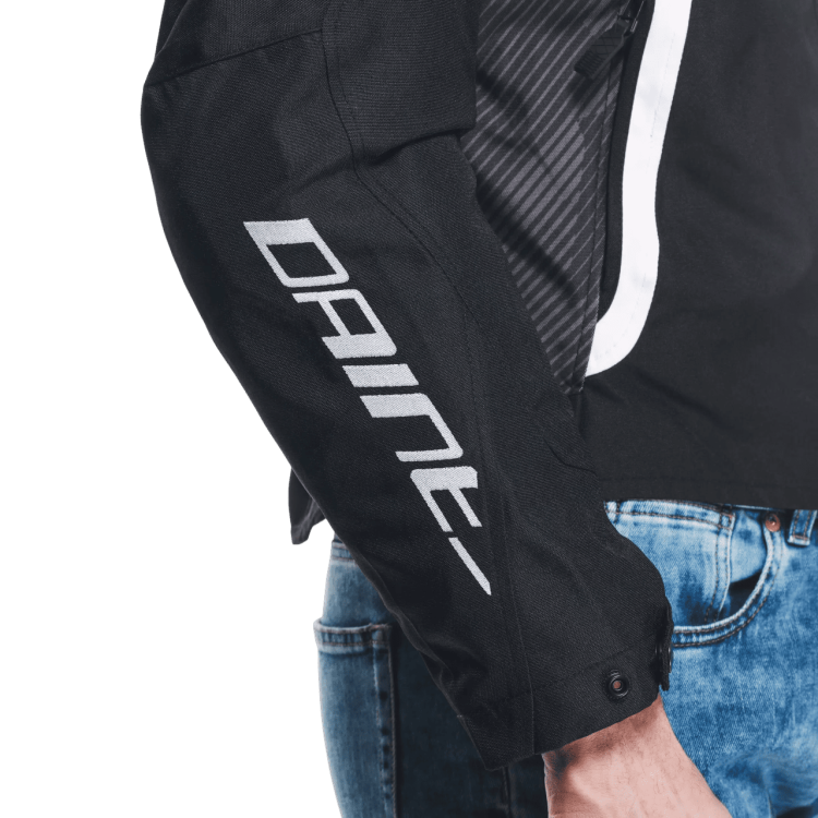 AVRO 5 TEX JACKET BLACK WHITE BLACK | DAINESE