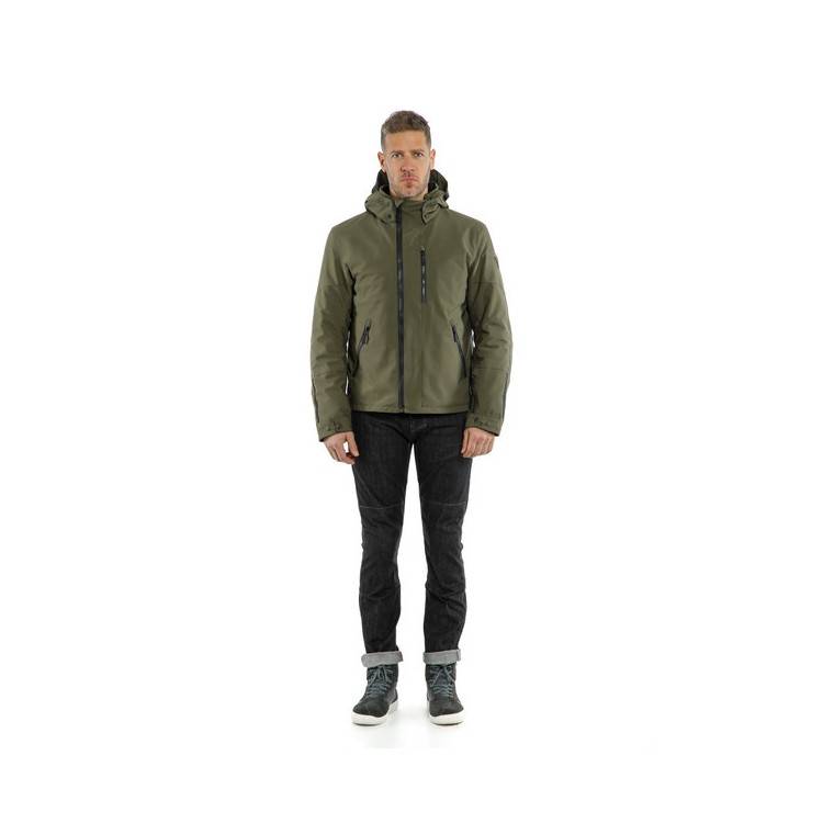 MAYFAIR D-DRY JACKET-70C-BLACK/GRAPE-LEAF/GRAPE-LEAF DAINESE