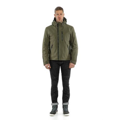 MAYFAIR D-DRY JACKET-70C-BLACK/GRAPE-LEAF/GRAPE-LEAF DAINESE