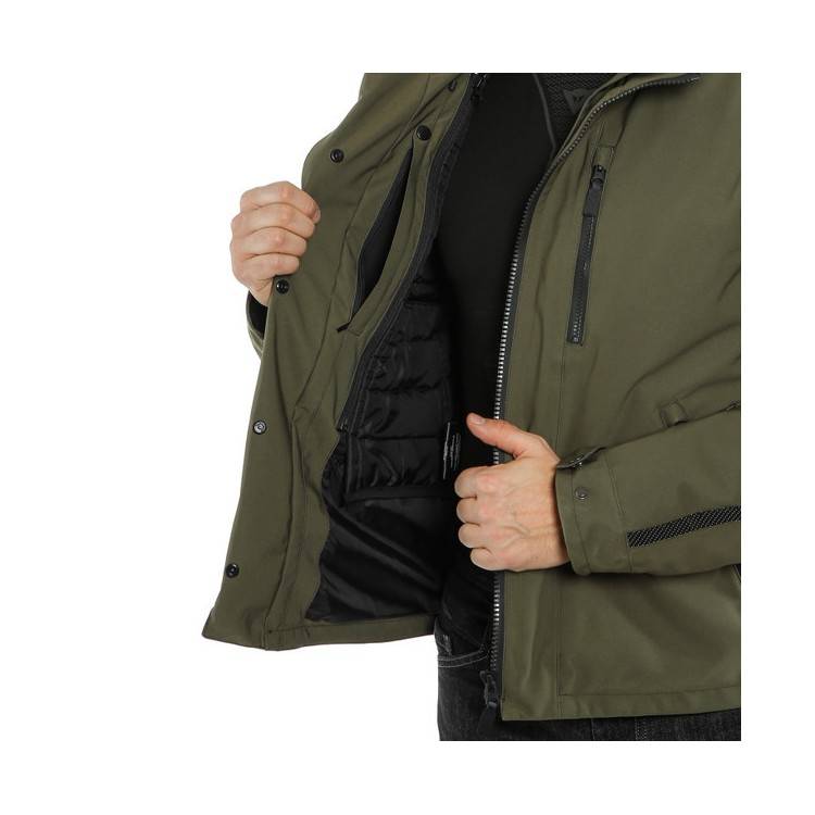 MAYFAIR D-DRY JACKET-70C-BLACK/GRAPE-LEAF/GRAPE-LEAF DAINESE