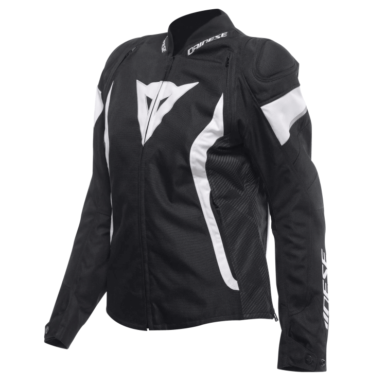 AVRO 5 TEX JACKET WMN BLACK WHITE BLACK | DAINESE