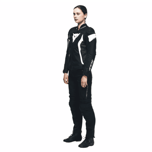 AVRO 5 TEX JACKET WMN BLACK WHITE BLACK | DAINESE