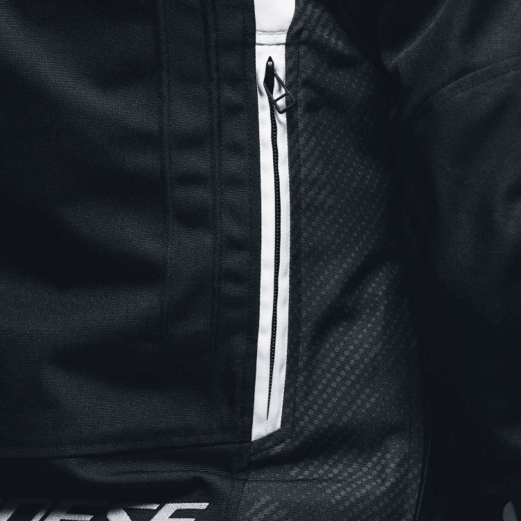 AVRO 5 TEX JACKET WMN BLACK WHITE BLACK | DAINESE