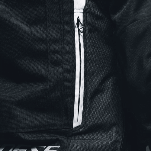 AVRO 5 TEX JACKET WMN BLACK WHITE BLACK | DAINESE