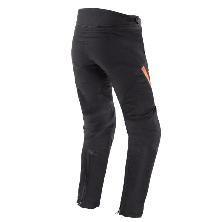 DRAKE 2 SUPER AIR TEX PANTS BLACK ANTHRACITE RED-FLUO | DAINESE