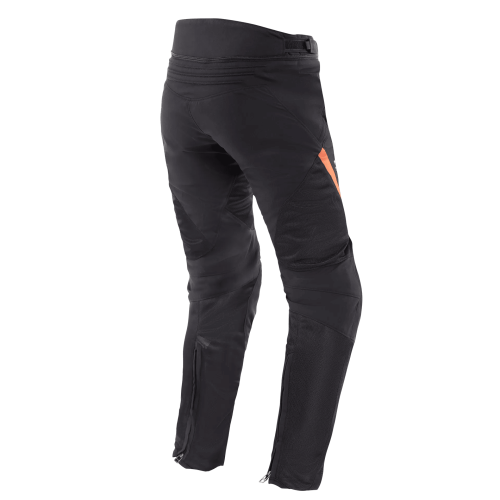 DRAKE 2 SUPER AIR TEX PANTS BLACK ANTHRACITE RED-FLUO | DAINESE