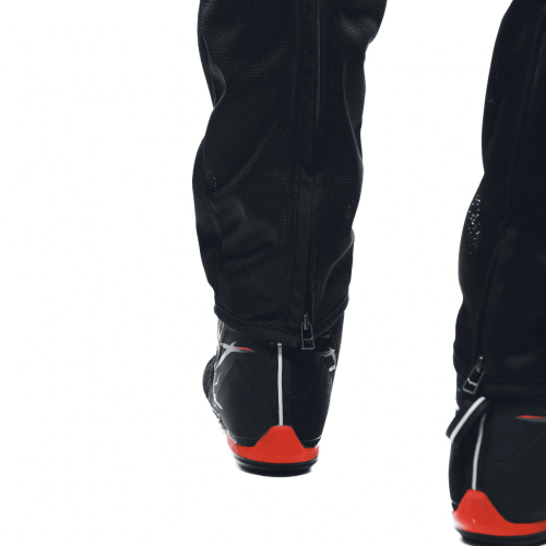 DRAKE 2 SUPER AIR TEX PANTS BLACK ANTHRACITE RED-FLUO | DAINESE