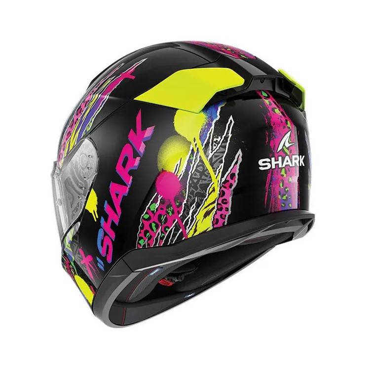 CASCO INTEGRALE D-SKWAL 3 FAWN Black Violet Yellow| SHARK HELMETS