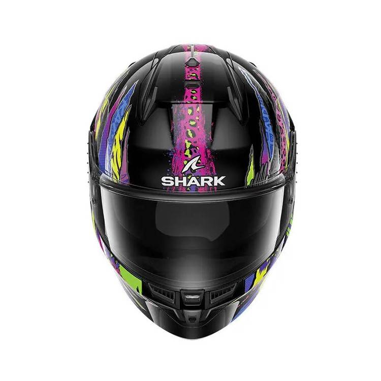 CASCO INTEGRALE D-SKWAL 3 FAWN Black Violet Yellow| SHARK HELMETS