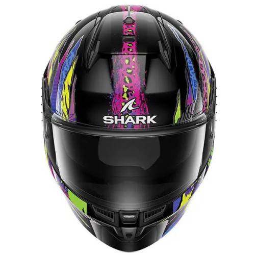 CASCO INTEGRALE D-SKWAL 3 FAWN Black Violet Yellow| SHARK HELMETS