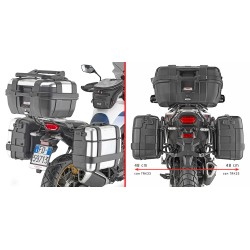 PLO1201MK | PORTAVALIGIE LATERALE HONDA XL750 TRANSALP (2023) | GIVI