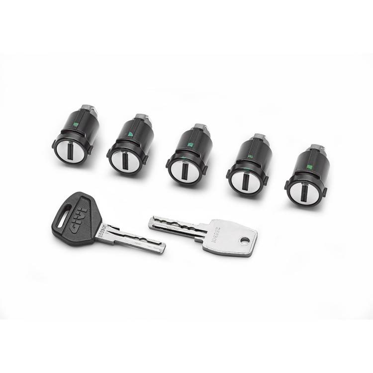 SLR105 | KIT CHIAVE SOSTITUIBILE 5 CILINDRETTI | GIVI