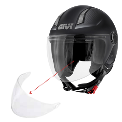 Z2697TR | VISIERA TRASPARENTE ANTIGRAFFIO 11.7 22R06 | GIVI