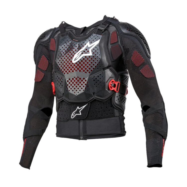 PROTEZIONI BIONIC TECH V3 PROTECTION JACKET BLACK WHITE RED | ALPINESTARS