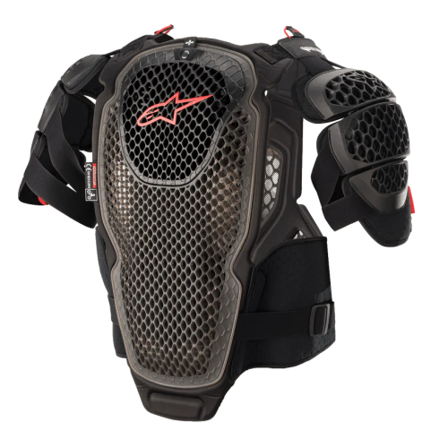 PROTEZIONI A-6 CHEST PROTECTOR BLACK ANTHRACITE RED | ALPINESTARS