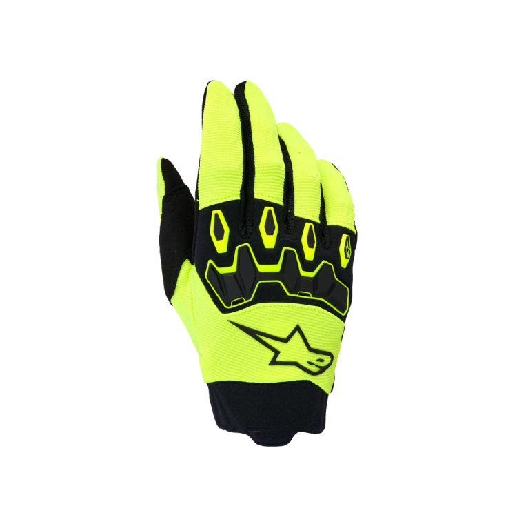GUANTI FULL BORE V2 GLOVES YELLOW FLUO BLACK | ALPINESTARS