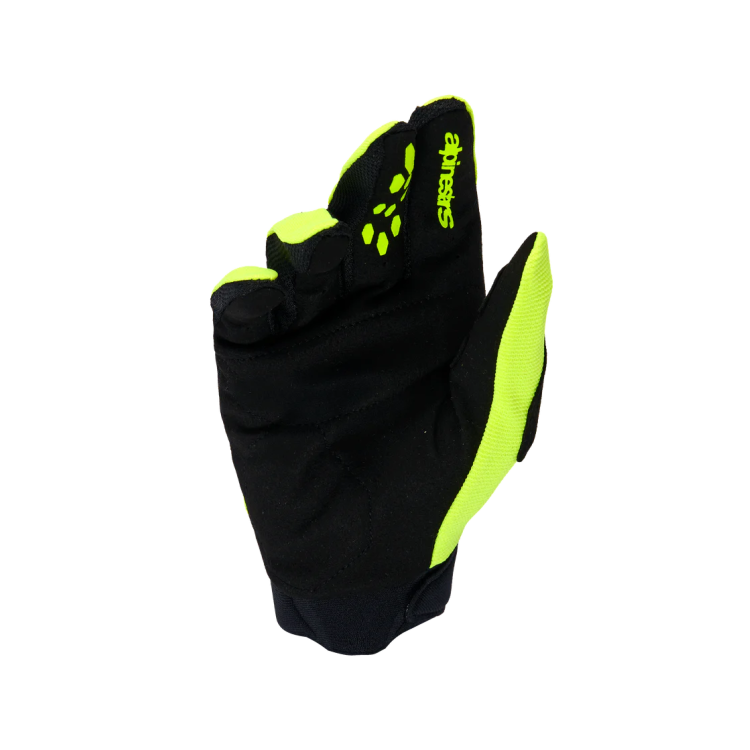 GUANTI FULL BORE V2 GLOVES YELLOW FLUO BLACK | ALPINESTARS