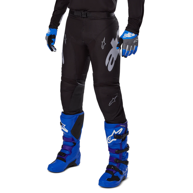 PANTALONI CROSS RACER GRAPHITE PANTS BLACK GRAY | ALPINESTARS