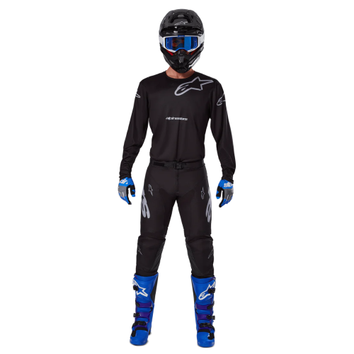 PANTALONI CROSS RACER GRAPHITE PANTS BLACK GRAY | ALPINESTARS
