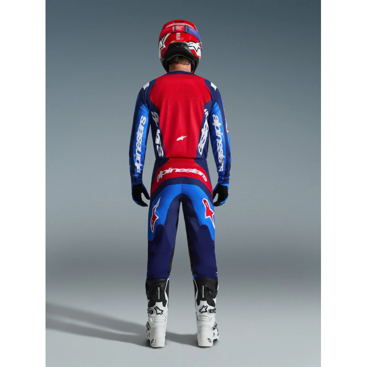 PANTALONI CROSS FLUID GRID PANTS BLUE RED | ALPINESTARS