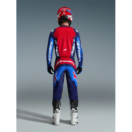 PANTALONI CROSS FLUID GRID PANTS BLUE RED | ALPINESTARS
