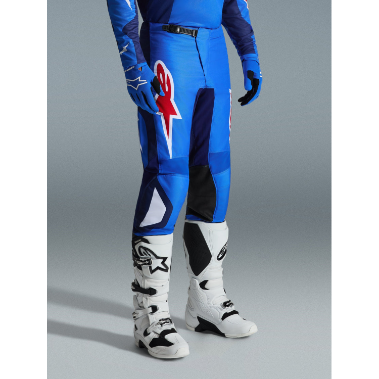 PANTALONI CROSS FLUID GRID PANTS BLUE RED | ALPINESTARS