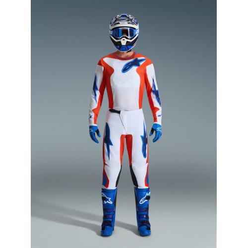 PANTALONI CROSS FLUID GRID PANTS ORANGE UCLA BLUE | ALPINESTARS