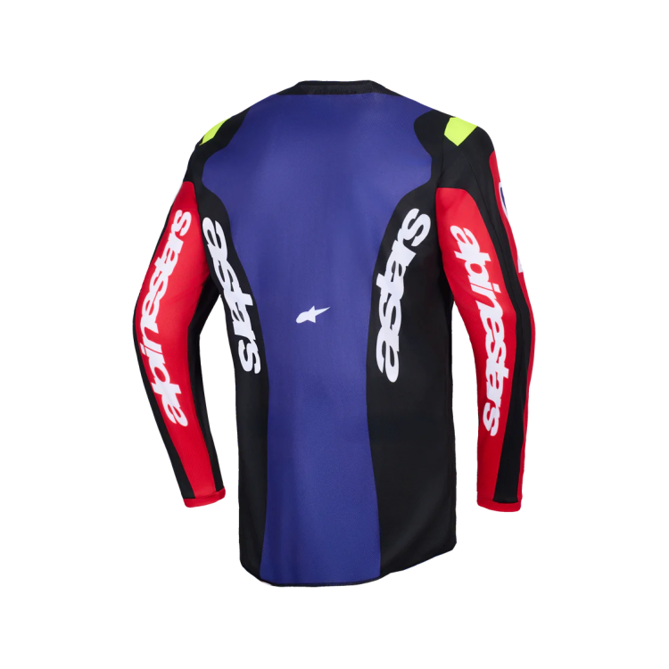 MAGLIA LUNGA CROSS FLUID GRID JERSEY RED BLACK PURPLE | ALPINESTARS