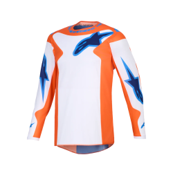 MAGLIA LUNGA CROSS FLUID GRID JERSEY ORANGE UCLA BLUE | ALPINESTARS