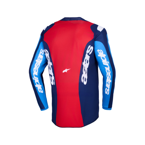 MAGLIA LUNGA CROSS FLUID GRID JERSEY BLUE RED | ALPINESTARS
