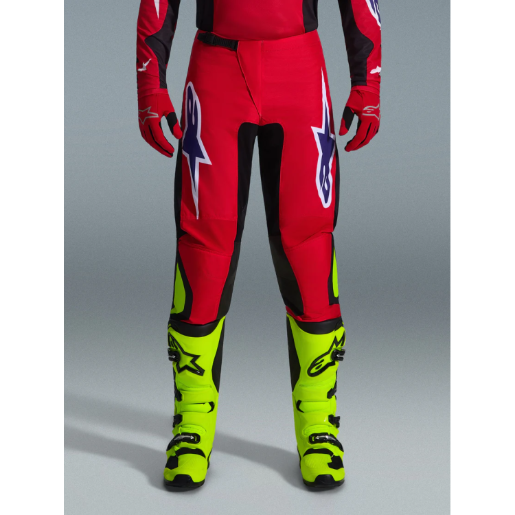 PANTALONI CROSS FLUID GRID PANTS RED BLACK PURPLE | ALPINESTARS
