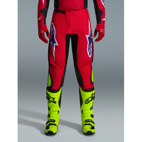PANTALONI CROSS FLUID GRID PANTS RED BLACK PURPLE | ALPINESTARS
