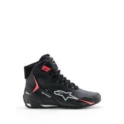 SCARPE STELLA FASTER-4 DRYSTAR SHOES BLACK GRAY CORAL FLUO | ALPINESTARS