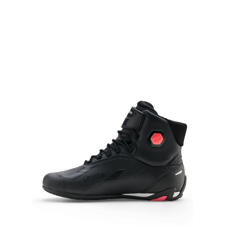 SCARPE STELLA FASTER-4 DRYSTAR SHOES BLACK GRAY CORAL FLUO | ALPINESTARS