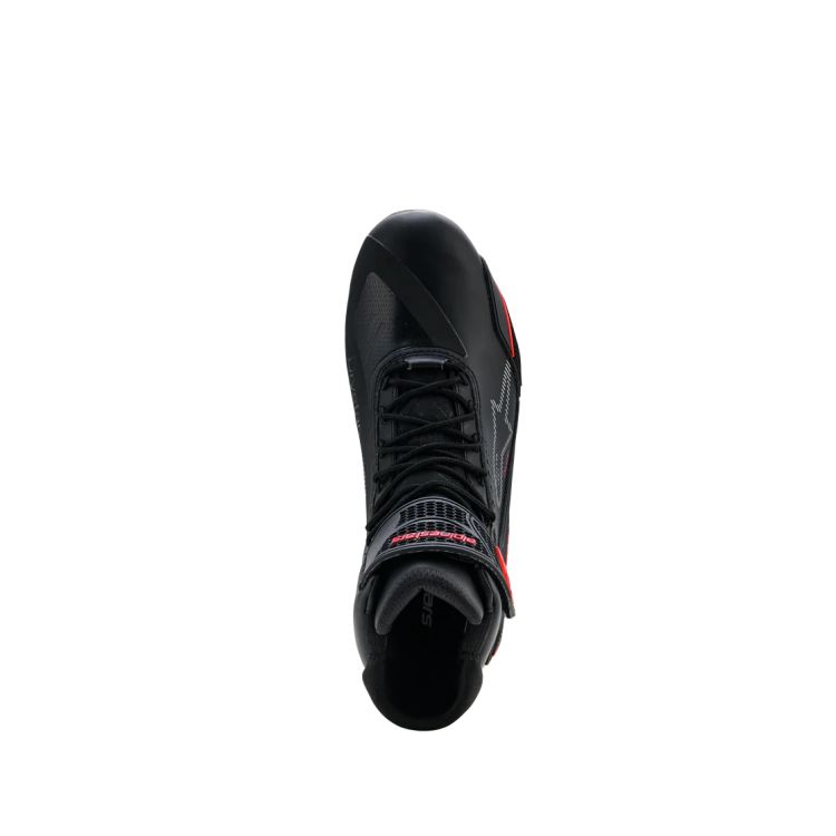 SCARPE FASTER-4 DRYSTAR SHOES BLACK RIO RED RED FLUO | ALPINESTARS