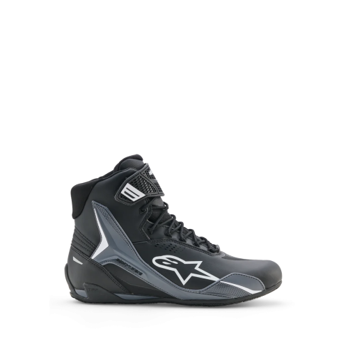 SCARPE FASTER-4 DRYSTAR SHOES BLACK COOL GRAY WHITE | ALPINESTARS