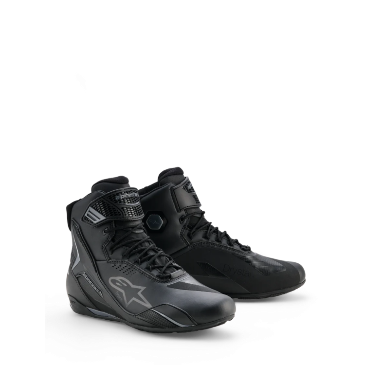 SCARPE FASTER-4 DRYSTAR SHOES BLACK COOL GRAY | ALPINESTARS