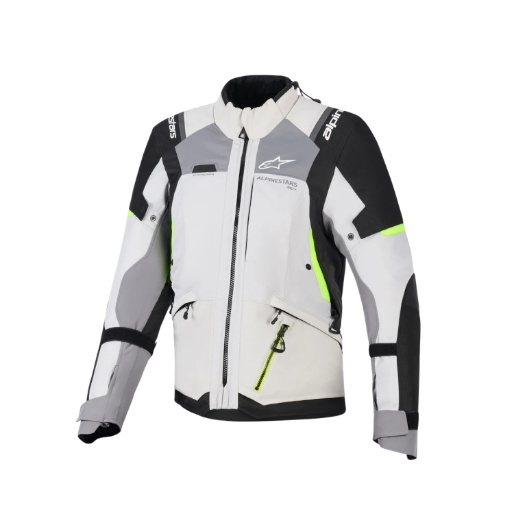 GIACCA STELLA ANDES V4 DRYSTAR  ICE GRAY DARK GRAY BK YLLW FL | ALPINESTARS