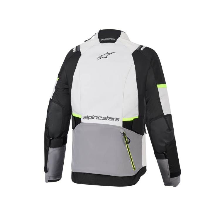 GIACCA STELLA ANDES V4 DRYSTAR  ICE GRAY DARK GRAY BK YLLW FL | ALPINESTARS