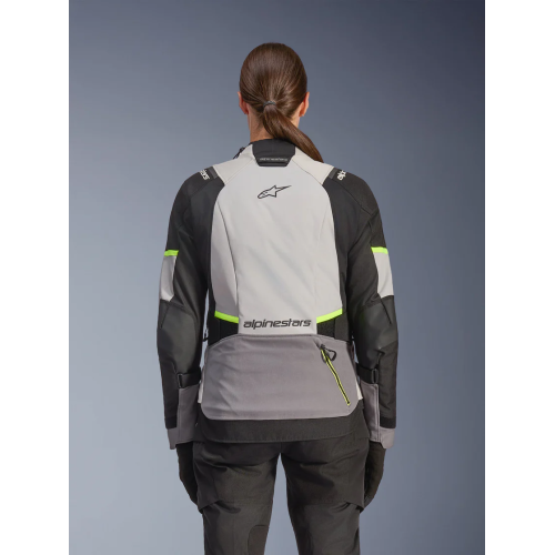 GIACCA STELLA ANDES V4 DRYSTAR  ICE GRAY DARK GRAY BK YLLW FL | ALPINESTARS