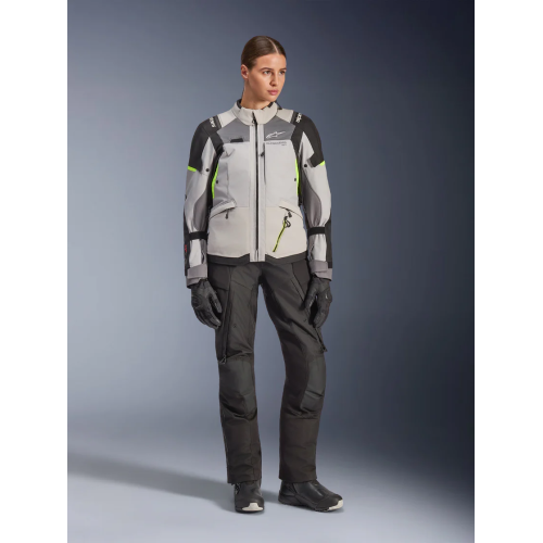 GIACCA STELLA ANDES V4 DRYSTAR  ICE GRAY DARK GRAY BK YLLW FL | ALPINESTARS