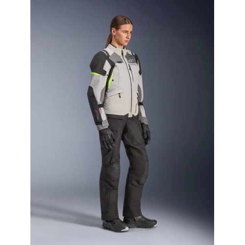 GIACCA STELLA ANDES V4 DRYSTAR  ICE GRAY DARK GRAY BK YLLW FL | ALPINESTARS